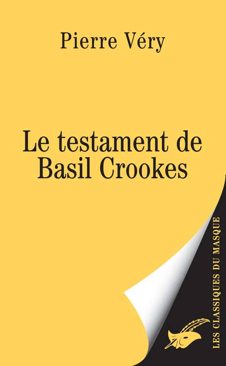 Le Testament de Basil Crookes